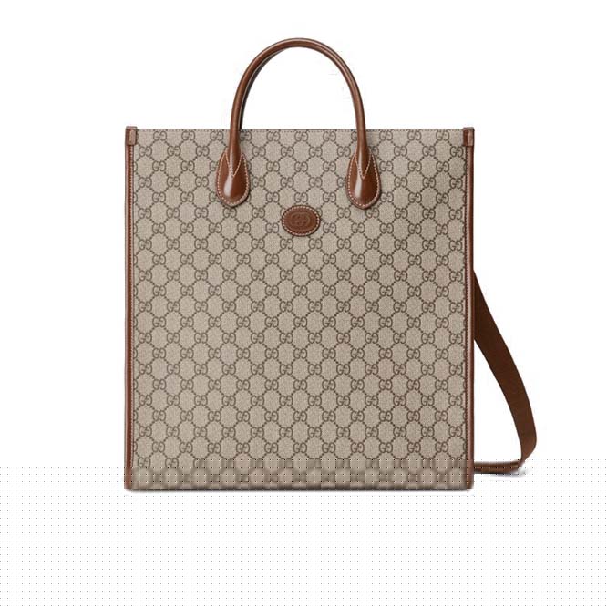 G*u*i medium tote with interlocking&g 674155 92thg 8563 （38.5*36*12cm）