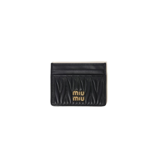 M1v M1v matelassÉ nappa leather card holder 5mc076 (10.5*8cm)