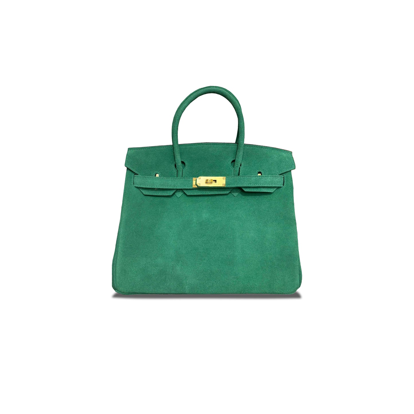 H**mes birkin 30 chamois jungle green gold buckle h028369cc59 (30*23*15cm)