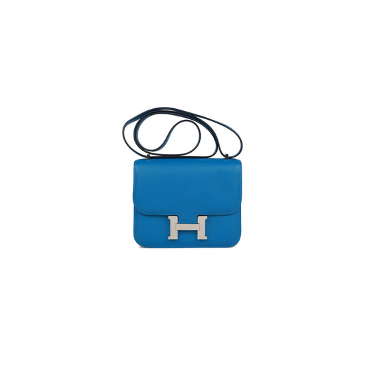 H**mes constance 18 mykonos verso evercolor palladium hardware (18cm)