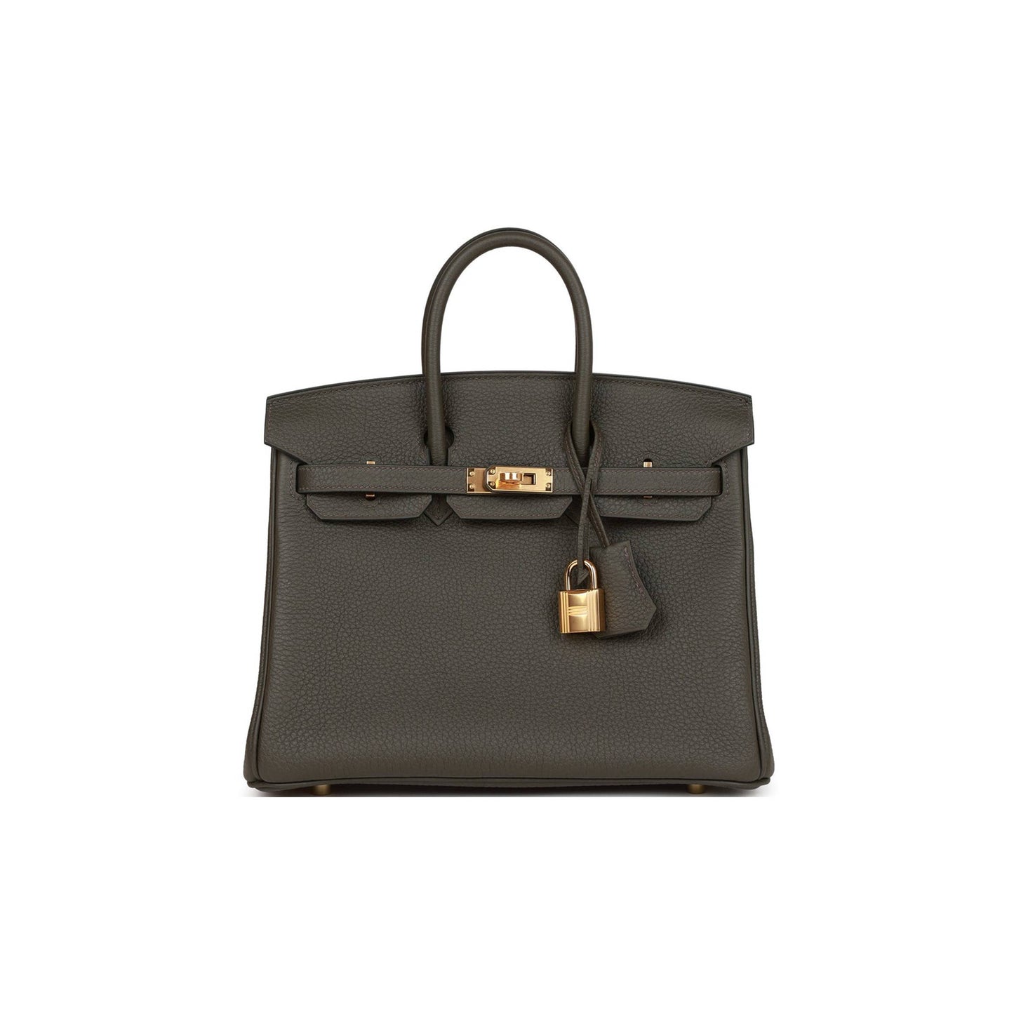 H**mes birkin 25 vert de gris togo gold hardware handmade (25cm)