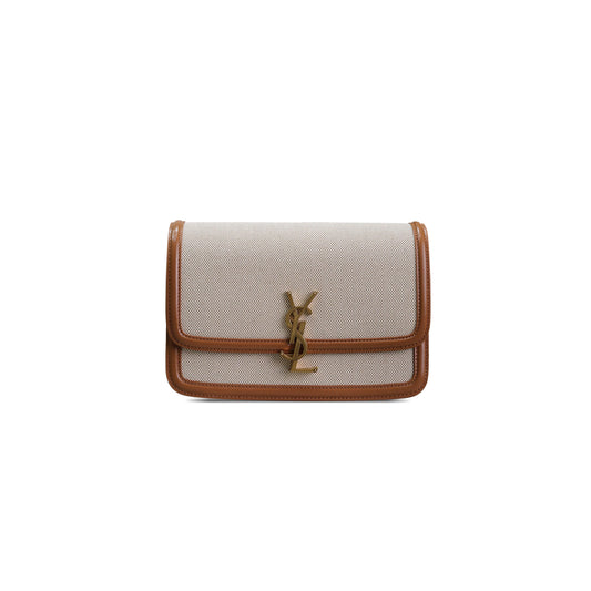 Y*L solferino medium satchel in canvas and leather 634305hzd1w9380 (23*16*6cm)