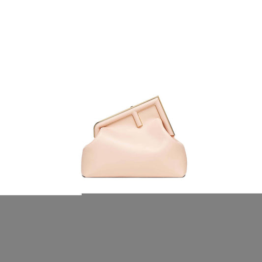 F**di first medium - pale pink leather bag 8bp127abvef14n1 (32.5*23.5*15cm)