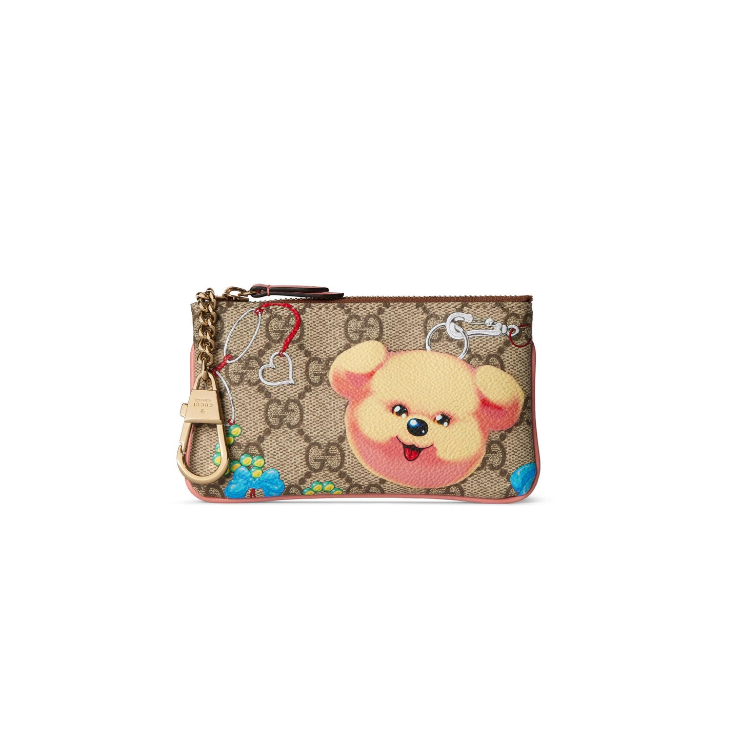 Gvc*1 zip key case with motif ‎‎‎838892 (12.5*7*1.5cm)