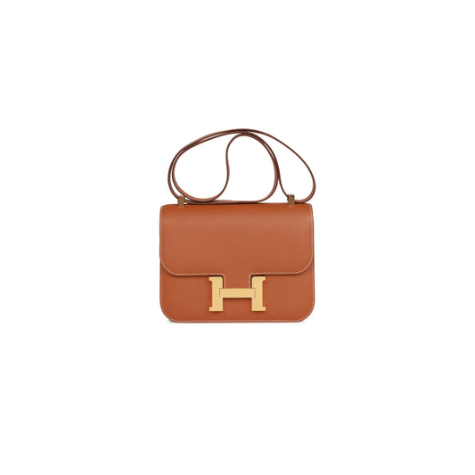 H**mes constance 24 gold epsom gold hardware 39871544426590 (24cm)
