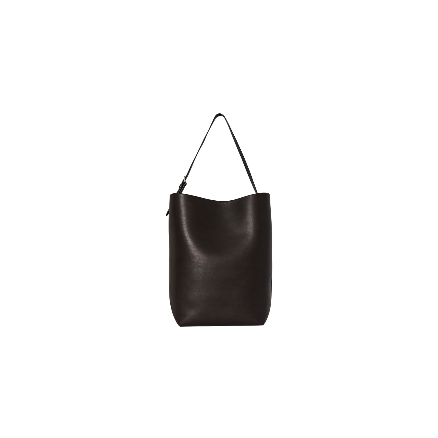 T*e R*w large ns shoulder bag in leather dark brown w1587l72dbp (43*38*20cm)