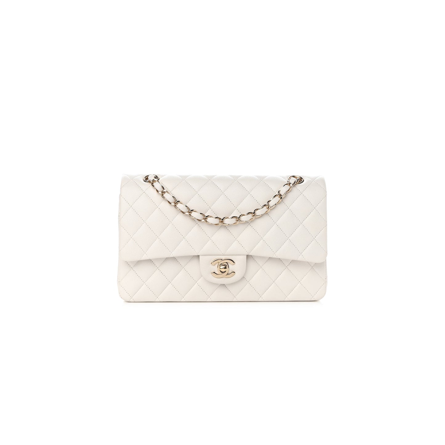 Ch*el master caviar quilted medium double flap 1179289 (25*15*6cm)
