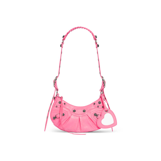 Ba*len*cia*ga women''s le cagole shoulder bag xs in pink 6713091sg9y5812 (25.9*16*9.9cm)