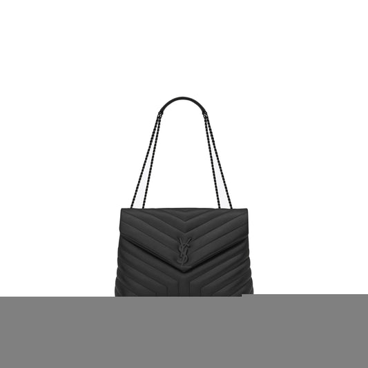Y*L loulou medium chain bag in quilted leather 574946dv7281000 (32*22*12cm)