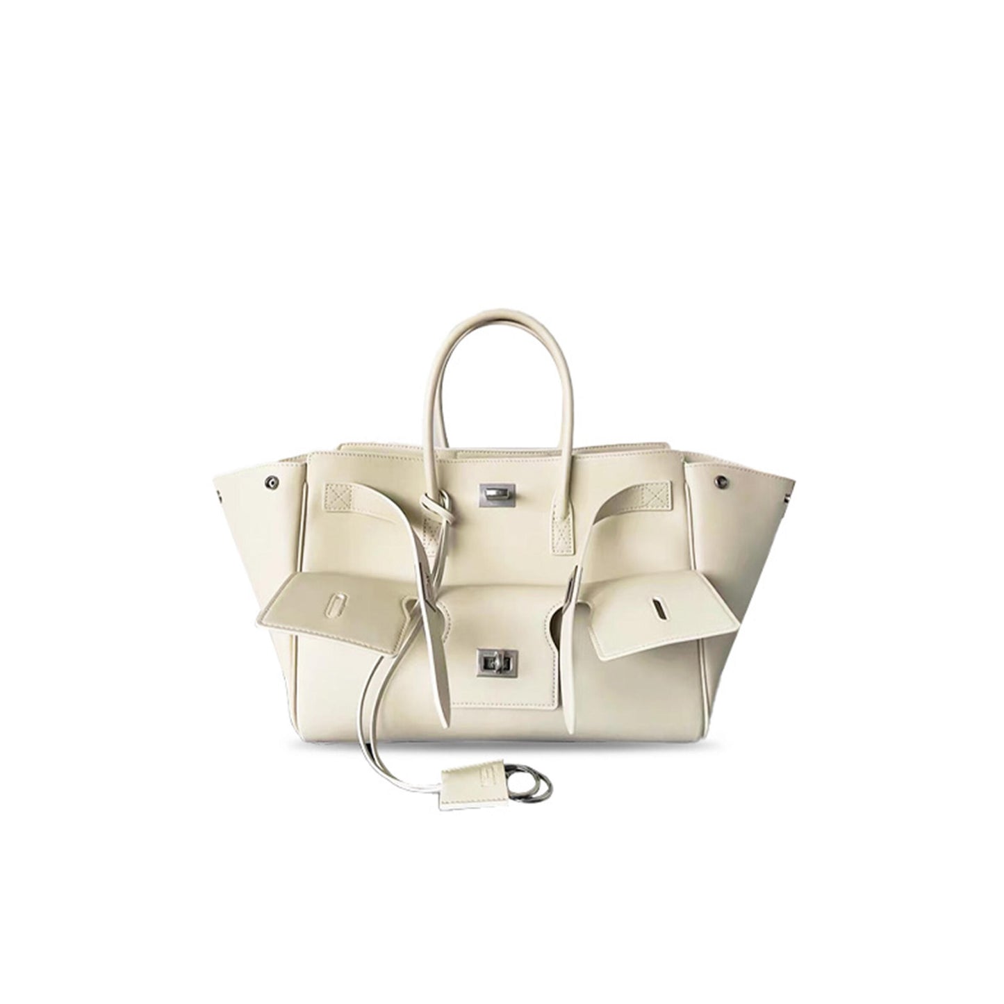 Ba1en*iaga women''s bel air carry all bag small in latte 8125452abav2623 (29.5*20.3*11.9cm)