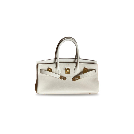 H**mes SHOULDER BIRKIN 42CM TOGO  MILKSHAKE WHITE GOLD BUCKLE (42cm)