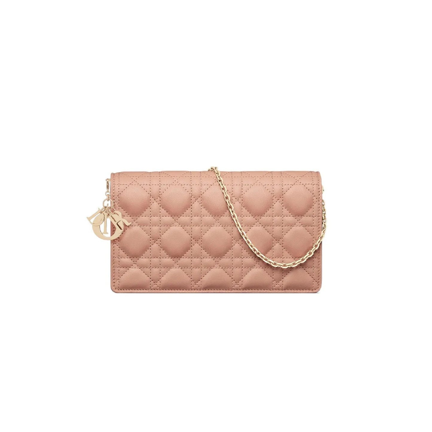 D*or lady D*or pouch with chain s0204onmj-m49p (22*13*5cm)