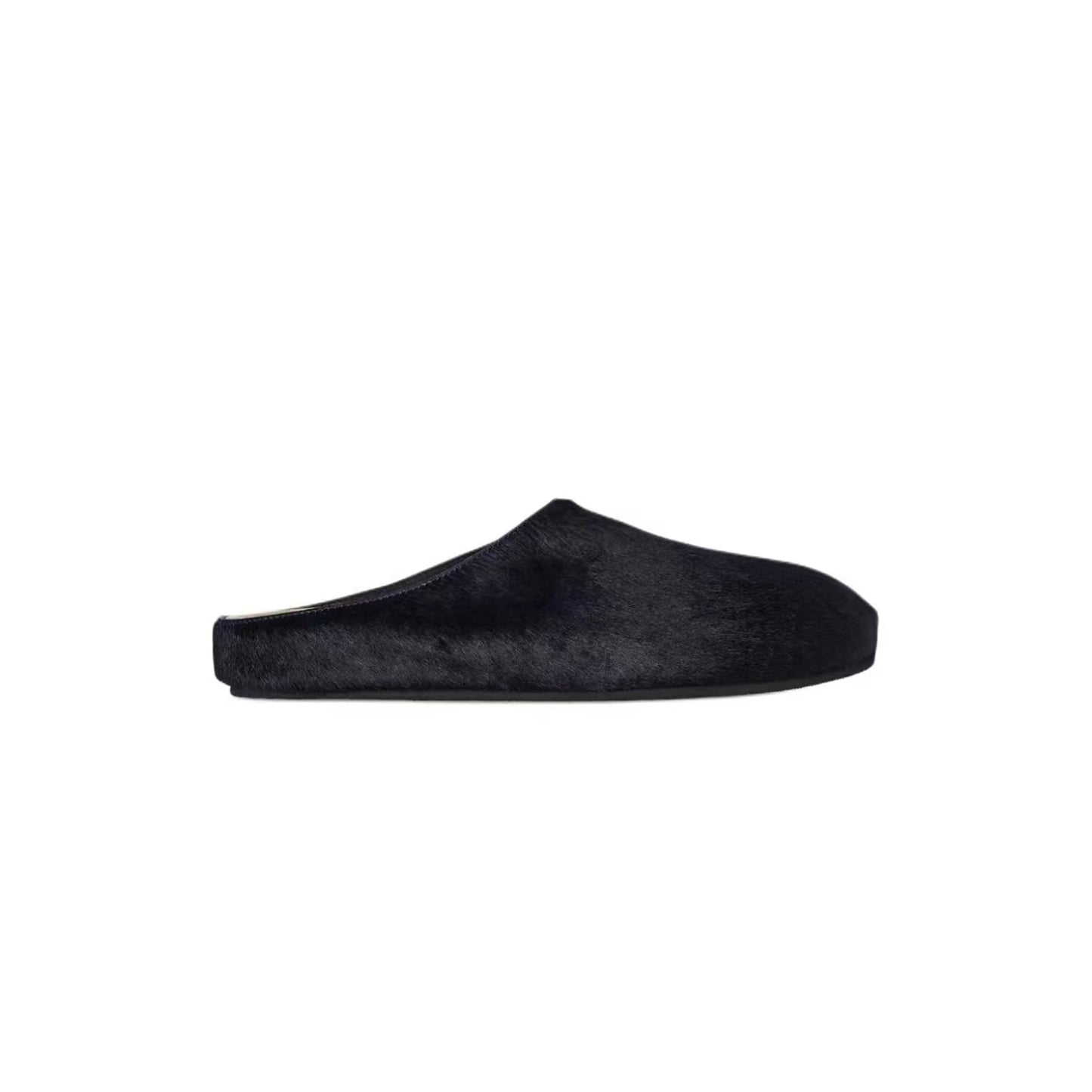 T*e R*w navy blue horsehair slippers f1486l70nvyf