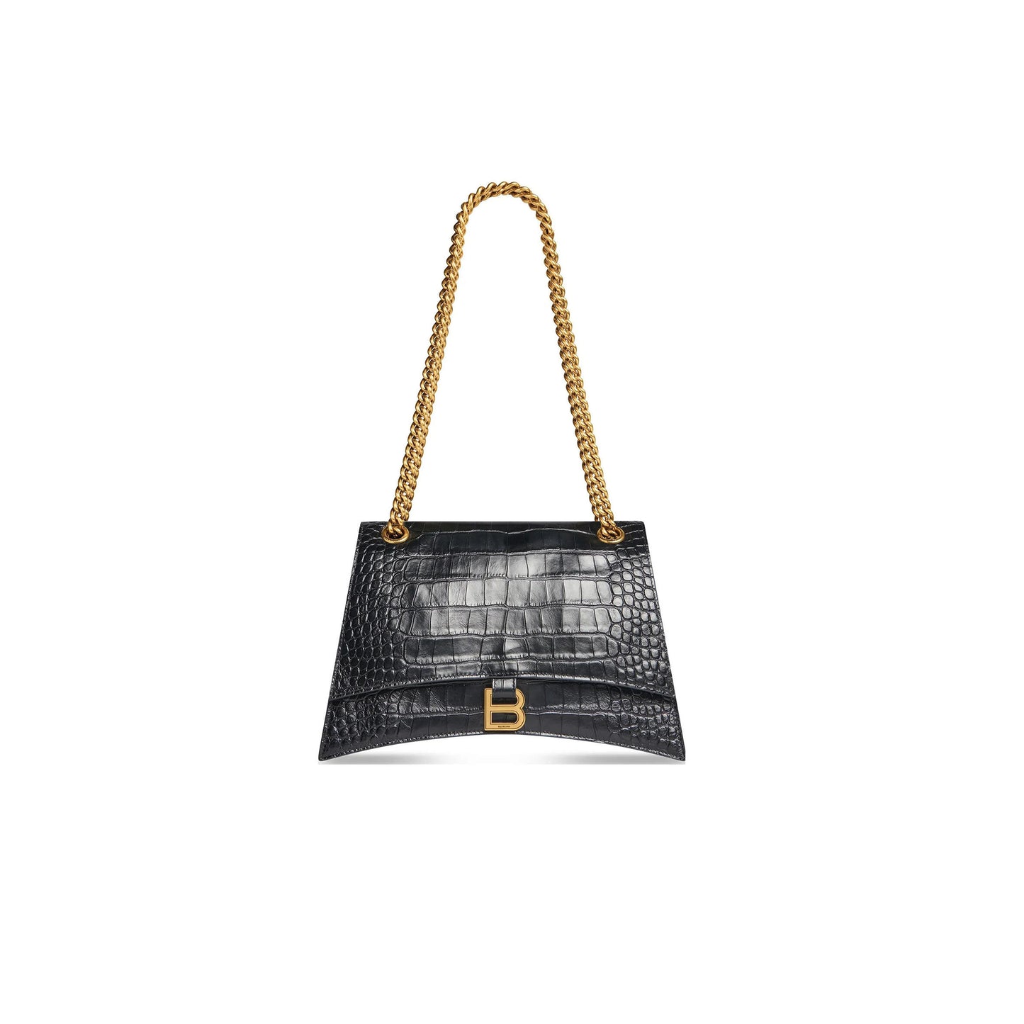 Ba1en*iaga women''s crush chain bag medium in black 716393210ix1000 (31*19.8*6.9cm)