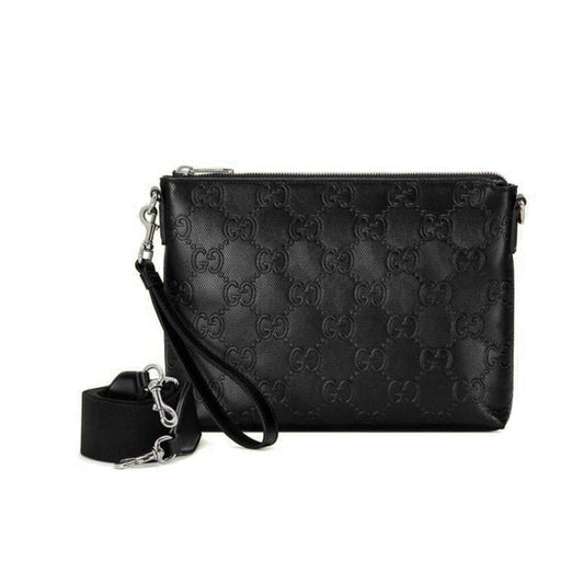 G*u*i gg embossed medium messenger bag ‎696009  (31*24.5*5cm)