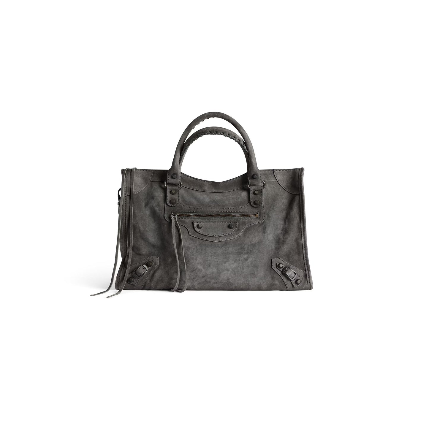 Ba1en*iaga le city bag medium in storm grey 8230582ab2a1143 (37*23.4*14.9cm)