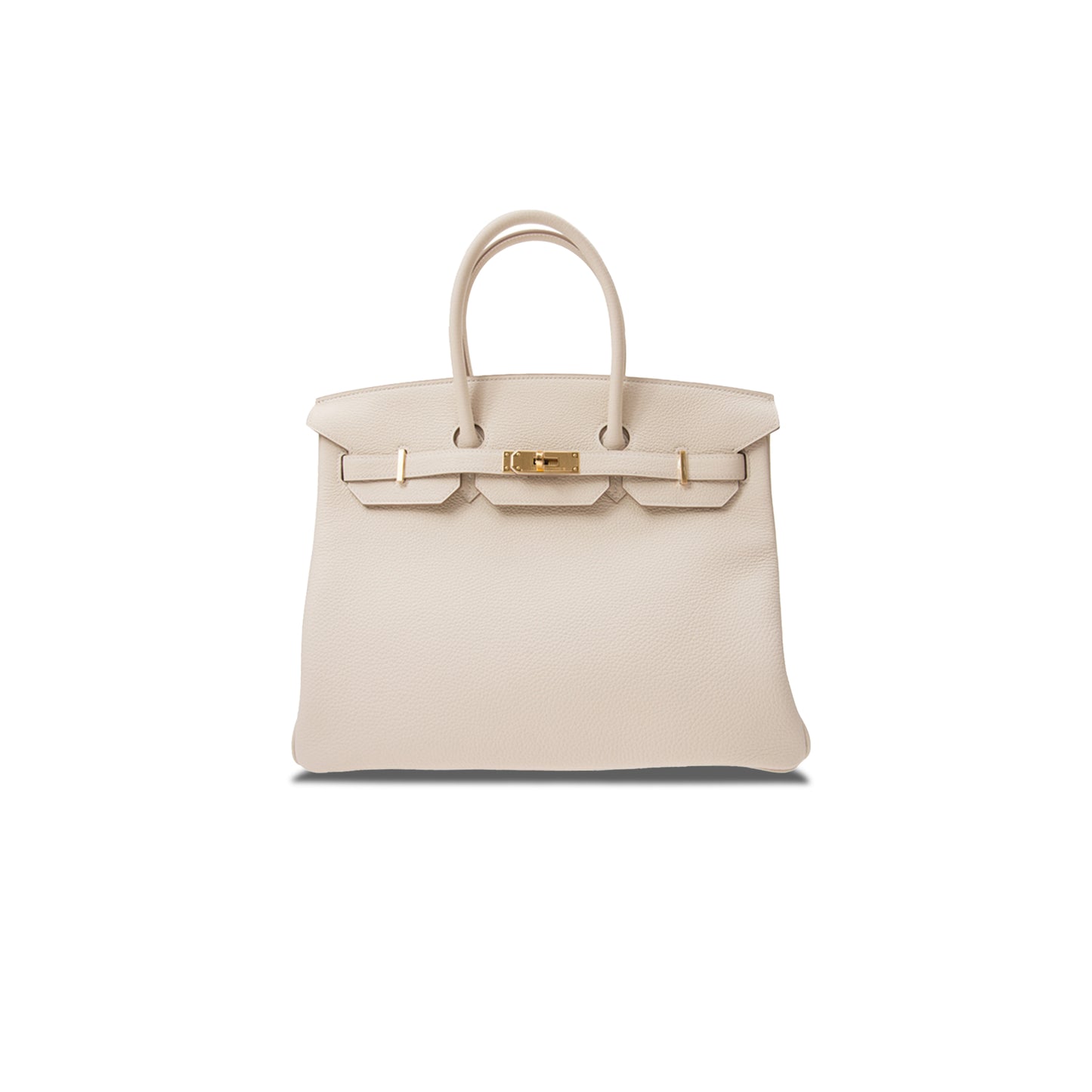 H**mes master birkin 35 togo leather milkshake platinum buckle bag bk3510tggp (35*28*18cm)