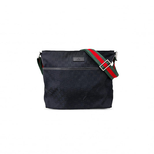G*u*i gg canvas messenger crossbody bag 189751 (34*34*11cm)