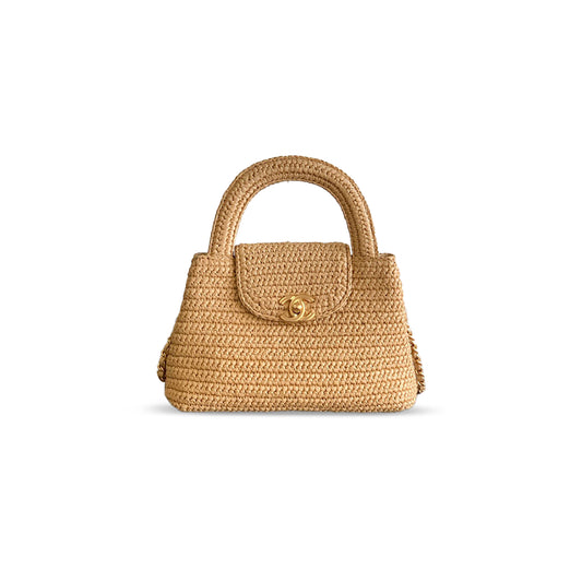 Ch*el mini 22 kelly bag as4416 (19*13*7cm)