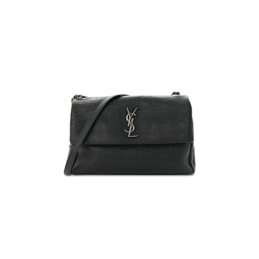 Y*L large west hollywood monogram fold-over grey 1413669 (28*18*11cm)