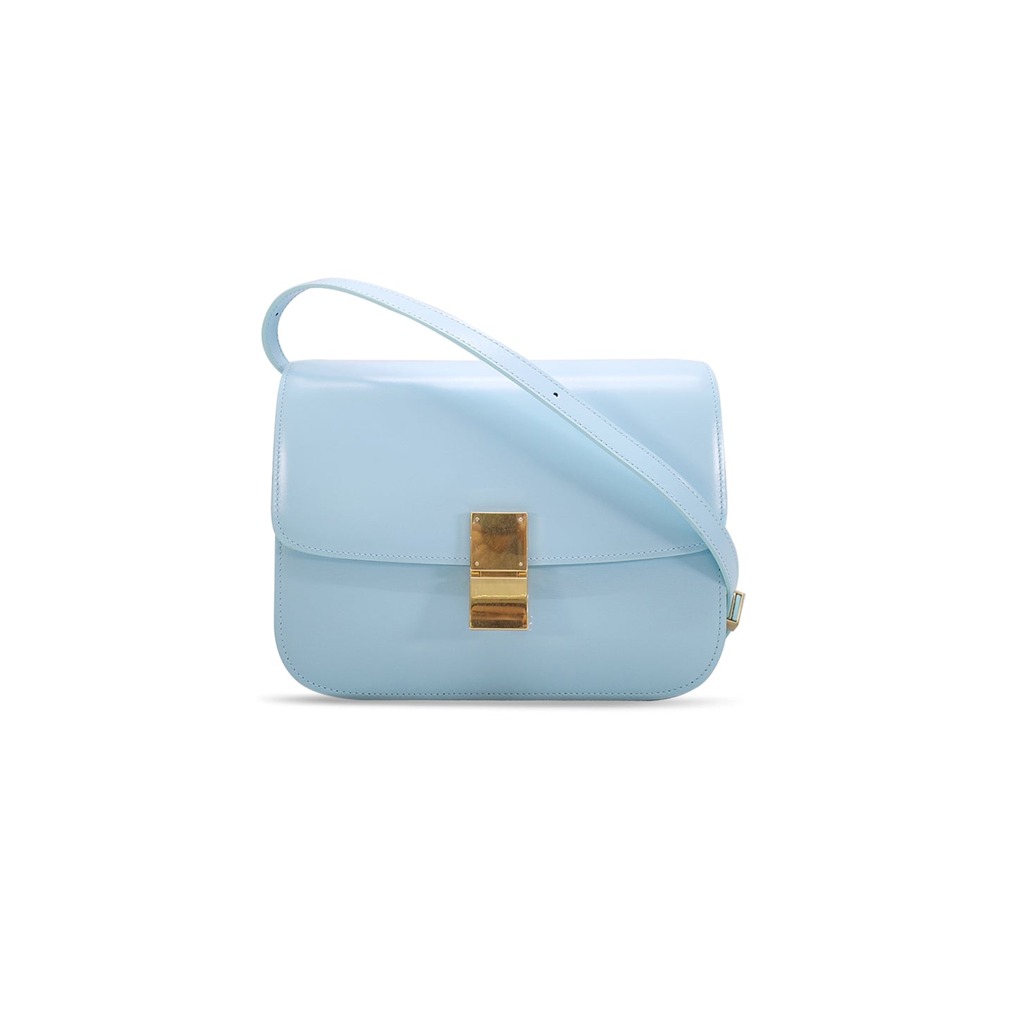 Ce**e medium shoulder bag in teen classic striped calfskin 164173dls.27fx (24*18*7cm)