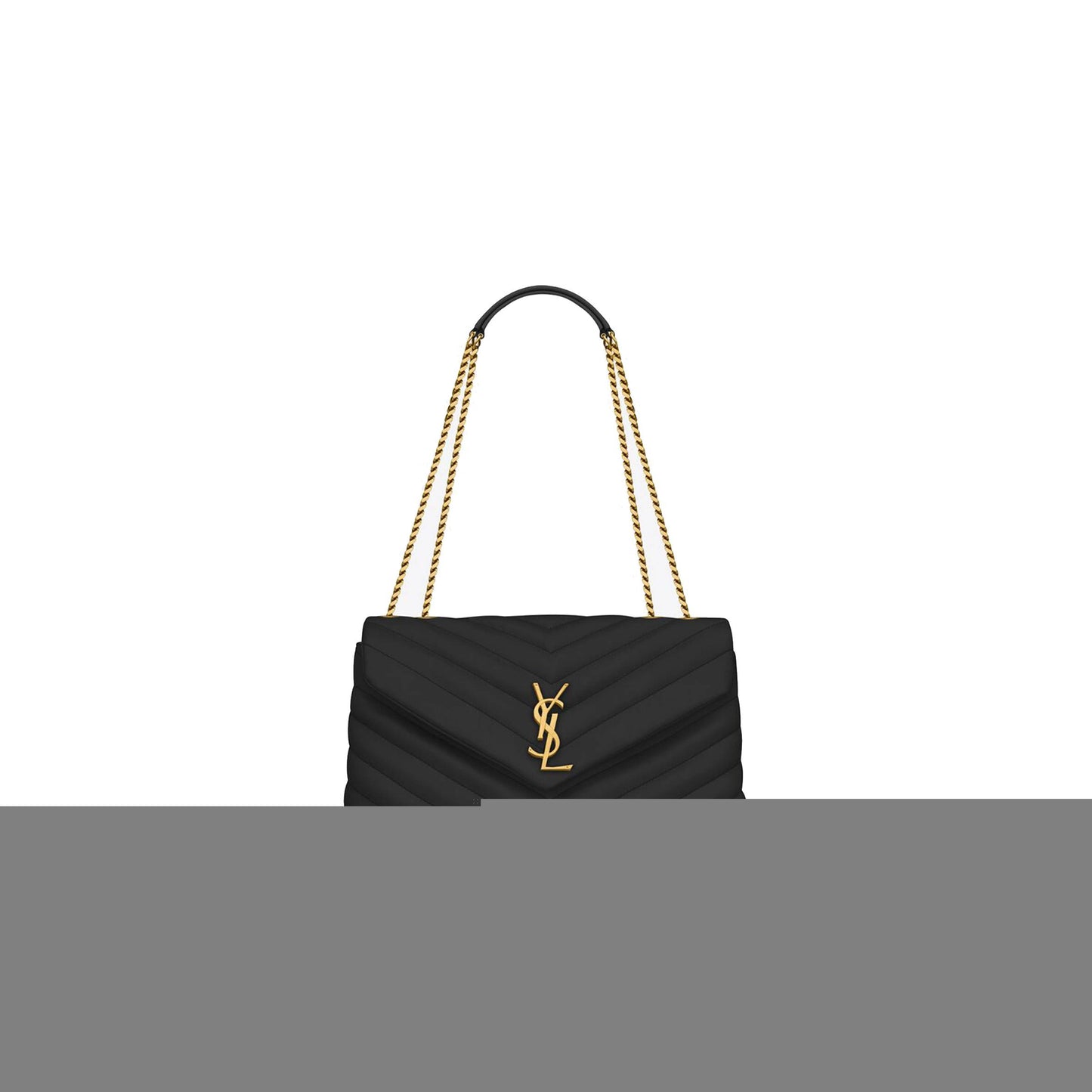 Y*L loulou medium chain bag in quilted leather 574946dv7271000 (32*22*12cm)