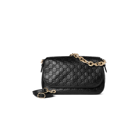 G*u*i gg emblem medium shoulder bag 848882 (28*17*9cm)