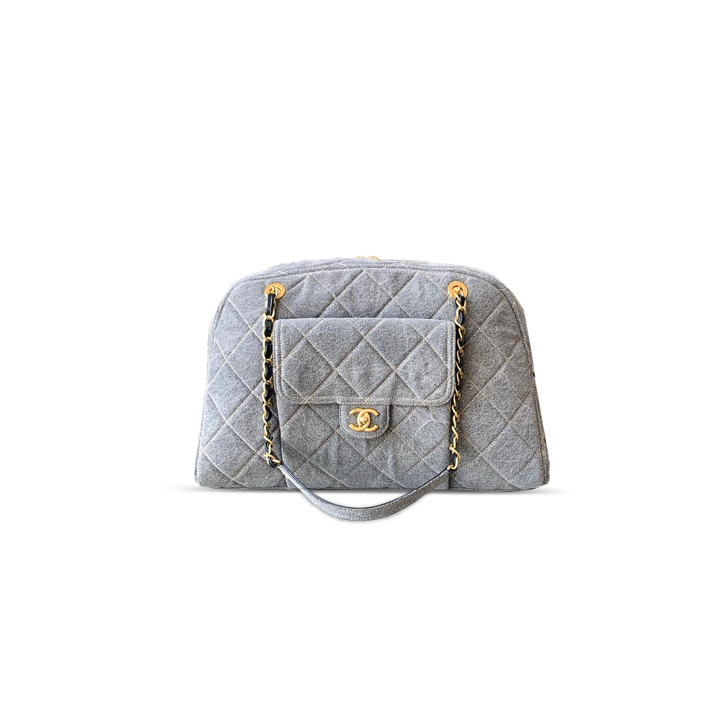 Ch*el maxi bowling bag 2343961 (44*28*15.5cm)