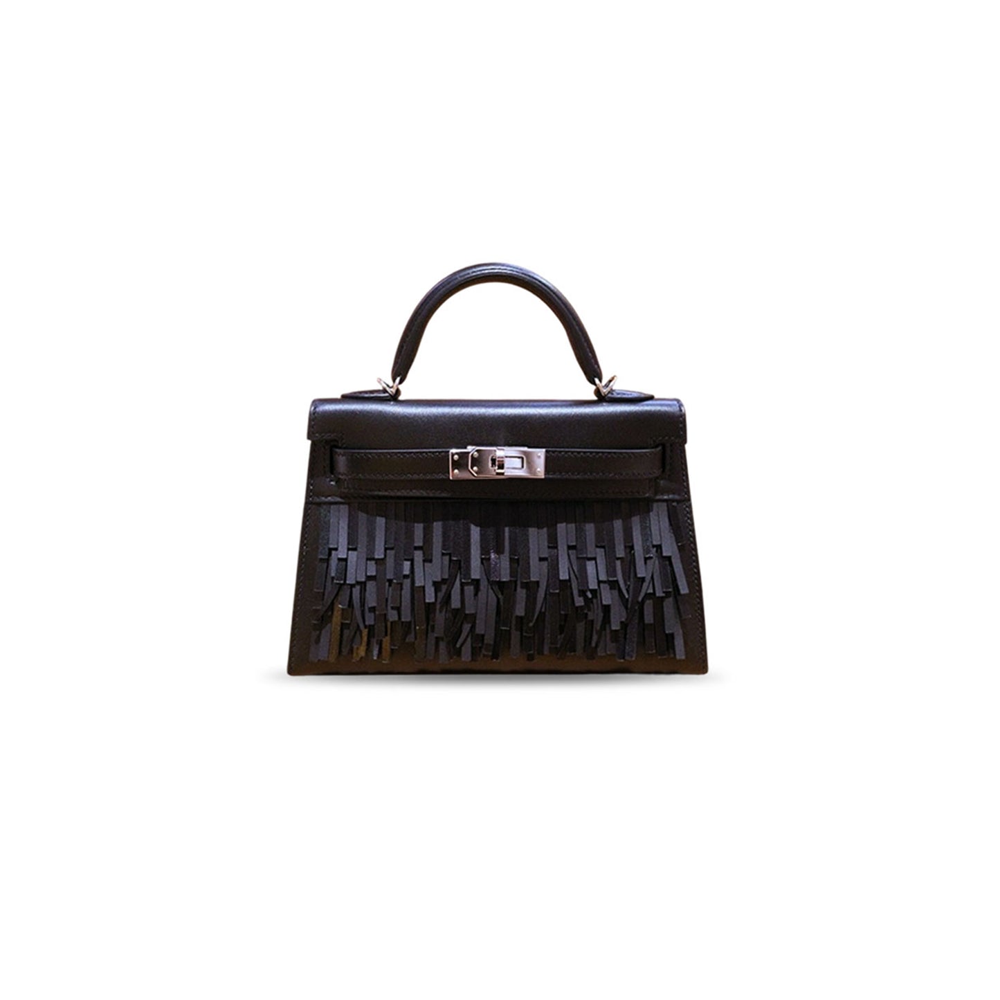 H**mes MASTER MINI KELLY SELLIER CHEVRE PALLADIUM HARDWARE (19*12*5.5cm)