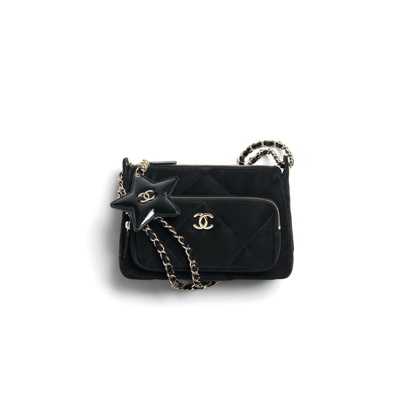 Ch**el clutch with chain ap4771 (21*15*7.5cm)