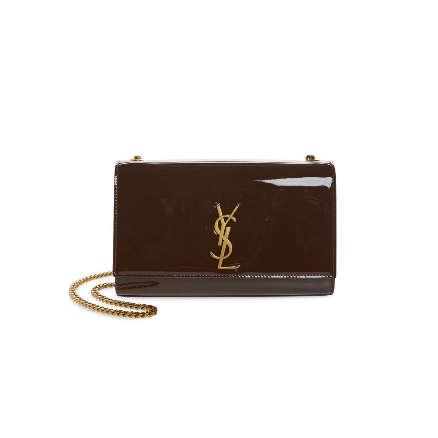 Y*L kate medium chain bag in patent leather 364021512204 (24*14.5*5.5cm)