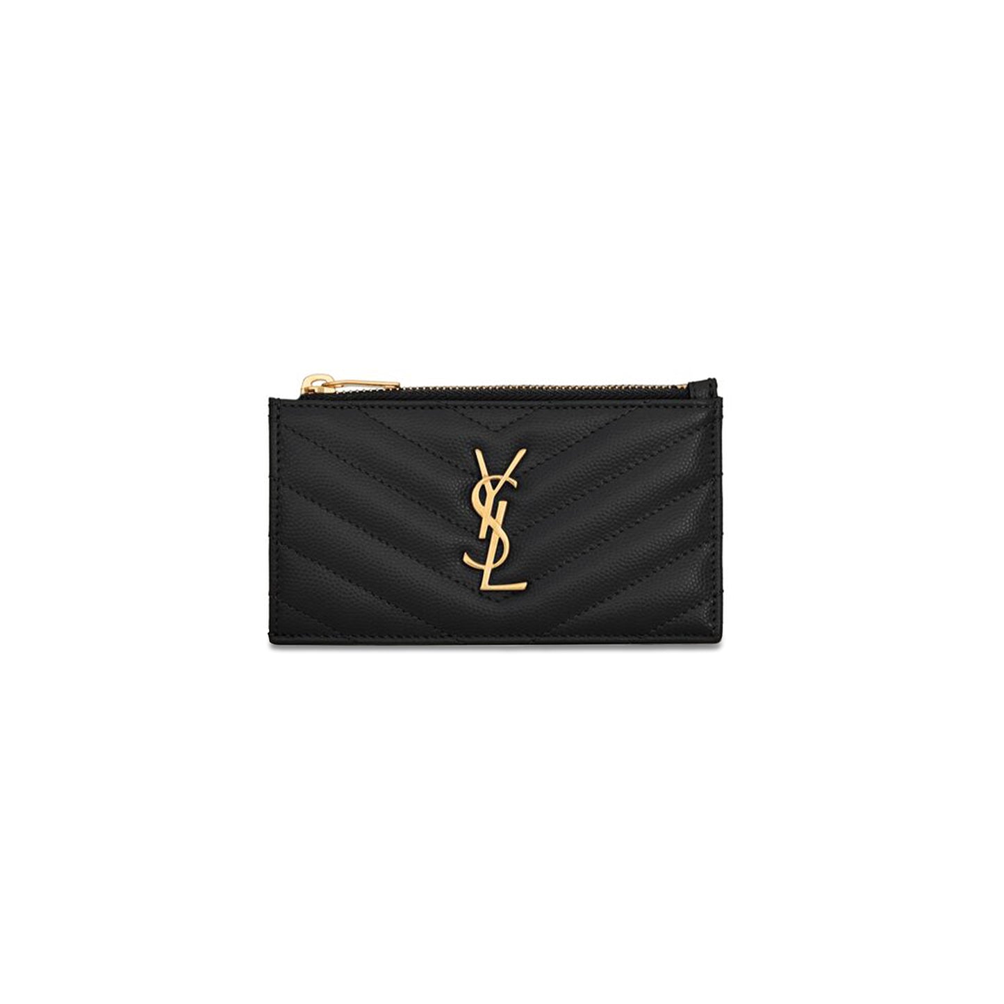Y*L cassandre matelassÉ fragments card case in grain de poudre leather 607915bow011000 (13*8*2cm)