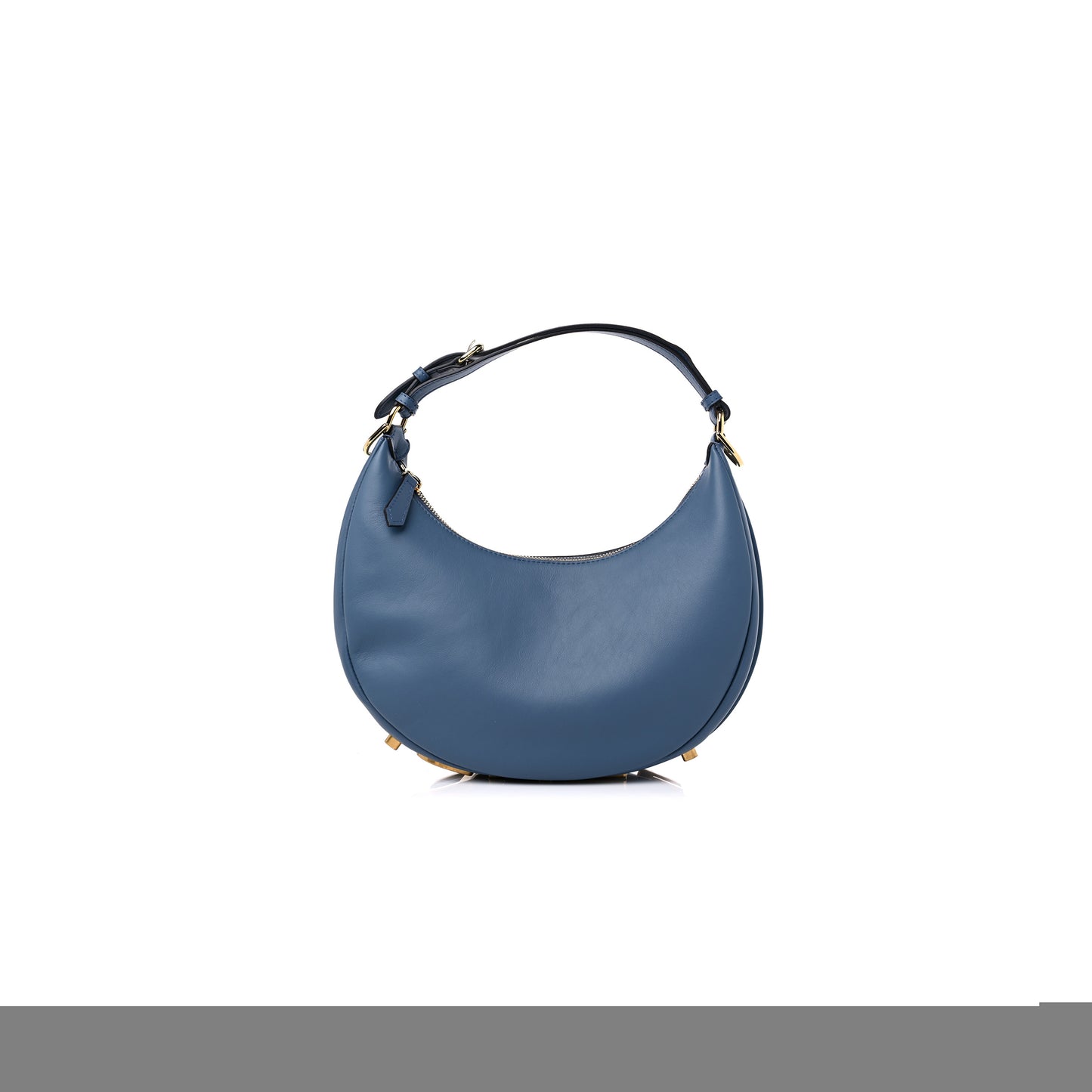 F**di vitello grace matte small F**digraphy hobo bag mirto (30*16*9cm)