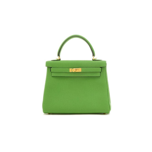 H**mes kelly 25 togo green light green (25*17*7cm)