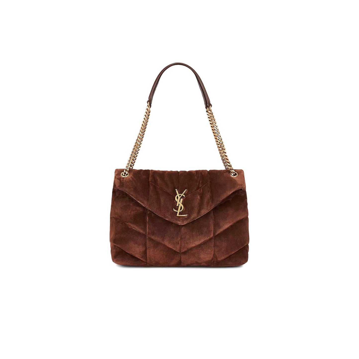 Y*L puffer medium in suede 577475154360 (35*23*13.5cm)