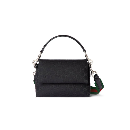 G*u*i small gg crossbody bag with web 821617 (19*15*7cm)