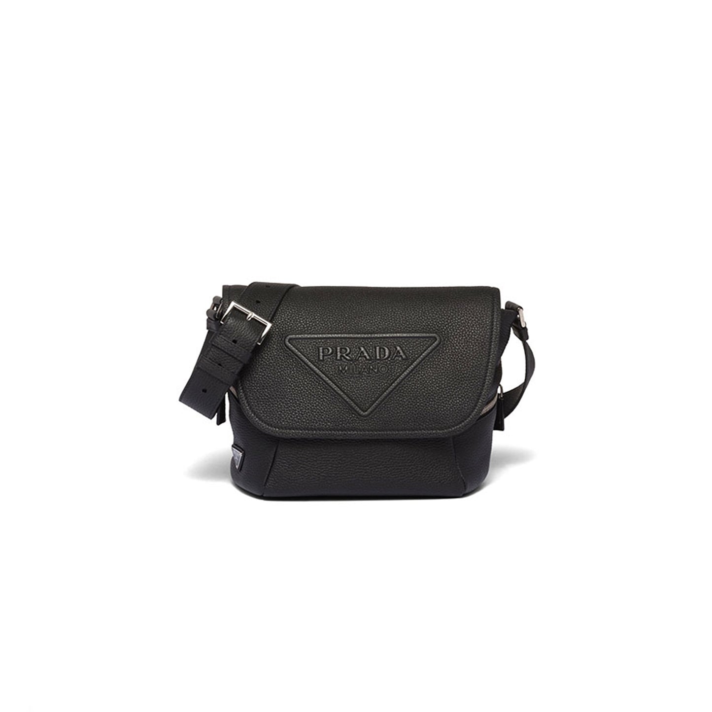 Pra*a leather bag with shoulder strap 2vd056 (22*22*12cm)