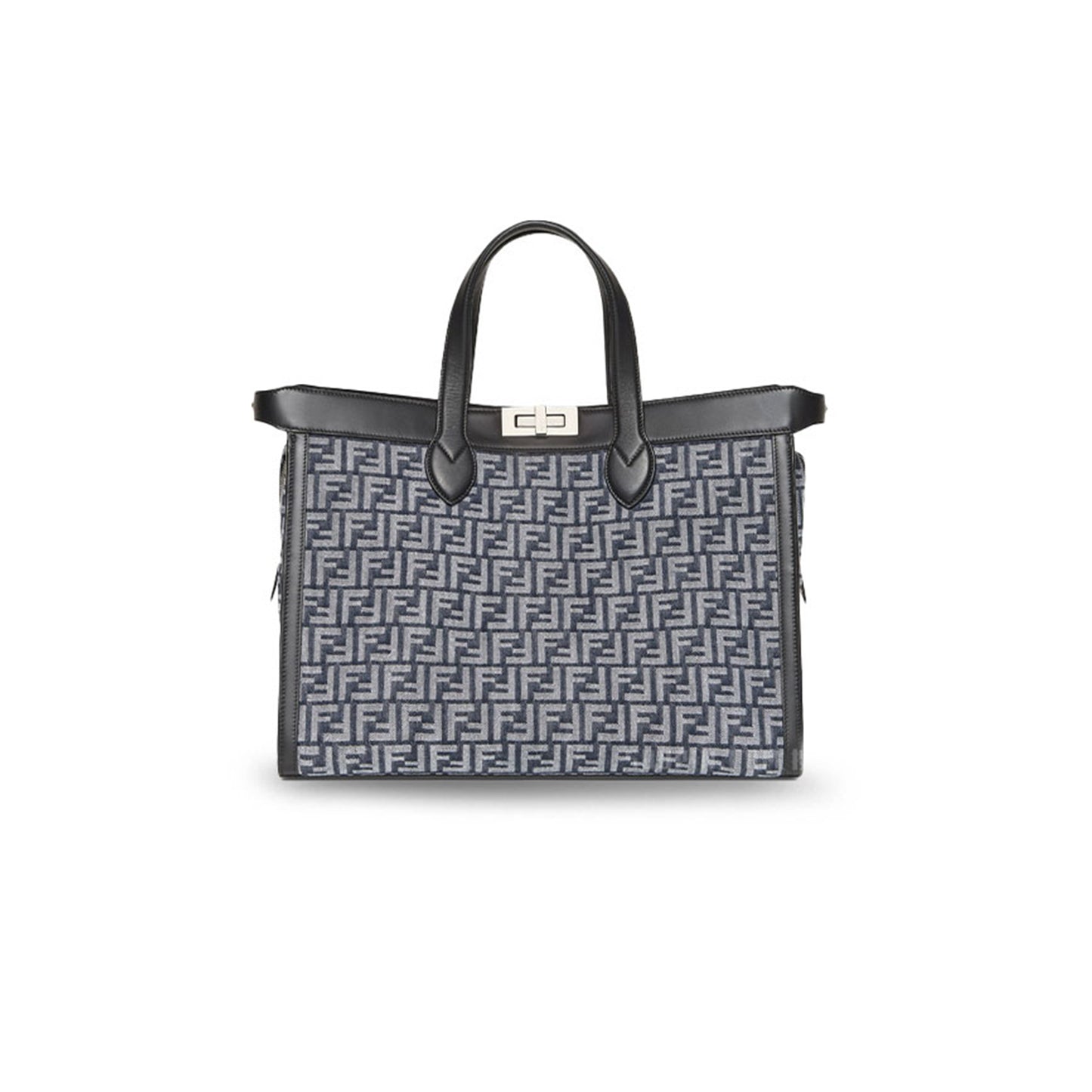 F**di peekaboo iseeu forty8 handbag blue ff denim handbag 7va566ama8f1kac (41*29.5*16cm)