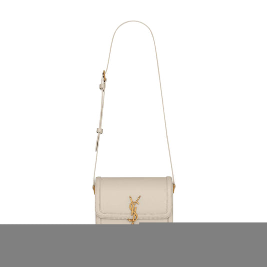 y*l solferino small satchel in box Sa**t Lau*nt leather 6343060sx0w9207 (19*13*5cm)