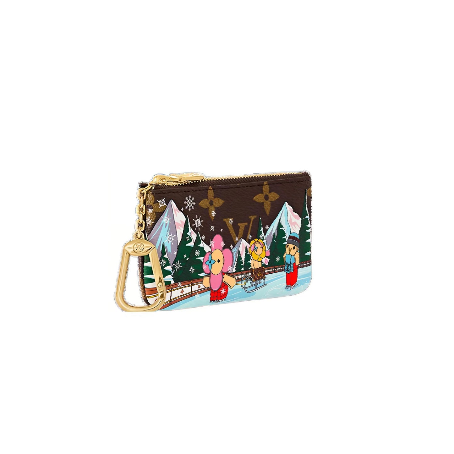 l0*is V*t0n key pouch coated canvas m82620 (12*7cm)