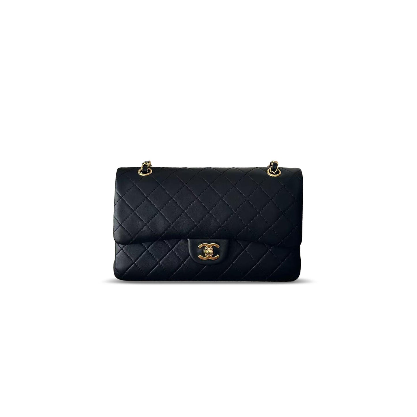 Ch**el master vintage medium lambskin classic flap 352470 (25*15*7cm)
