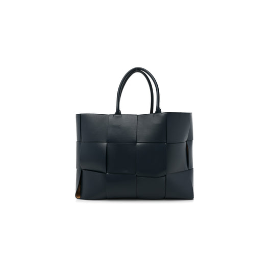 bo*te*ga Ve*ne*ta nappa maxi intrecciato mens arco tote navy blue 1437827 (46*34*13cm)