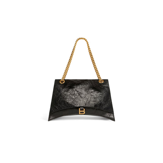 Ba*len*cia*ga women''s crush chain bag in large black 716332210it1000 (39.9*24.9*13cm)