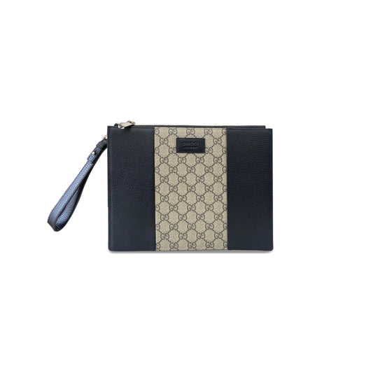 g*u*i gg S*p*e small leather clutch 795487 (28*22*3cm)