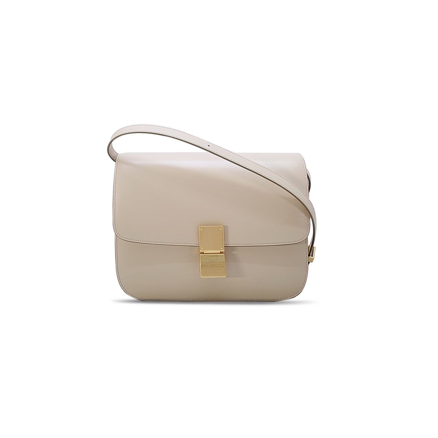 Ce**e medium shoulder bag in teen classic striped calfskin 164173dls.27of (24*18*7cm)
