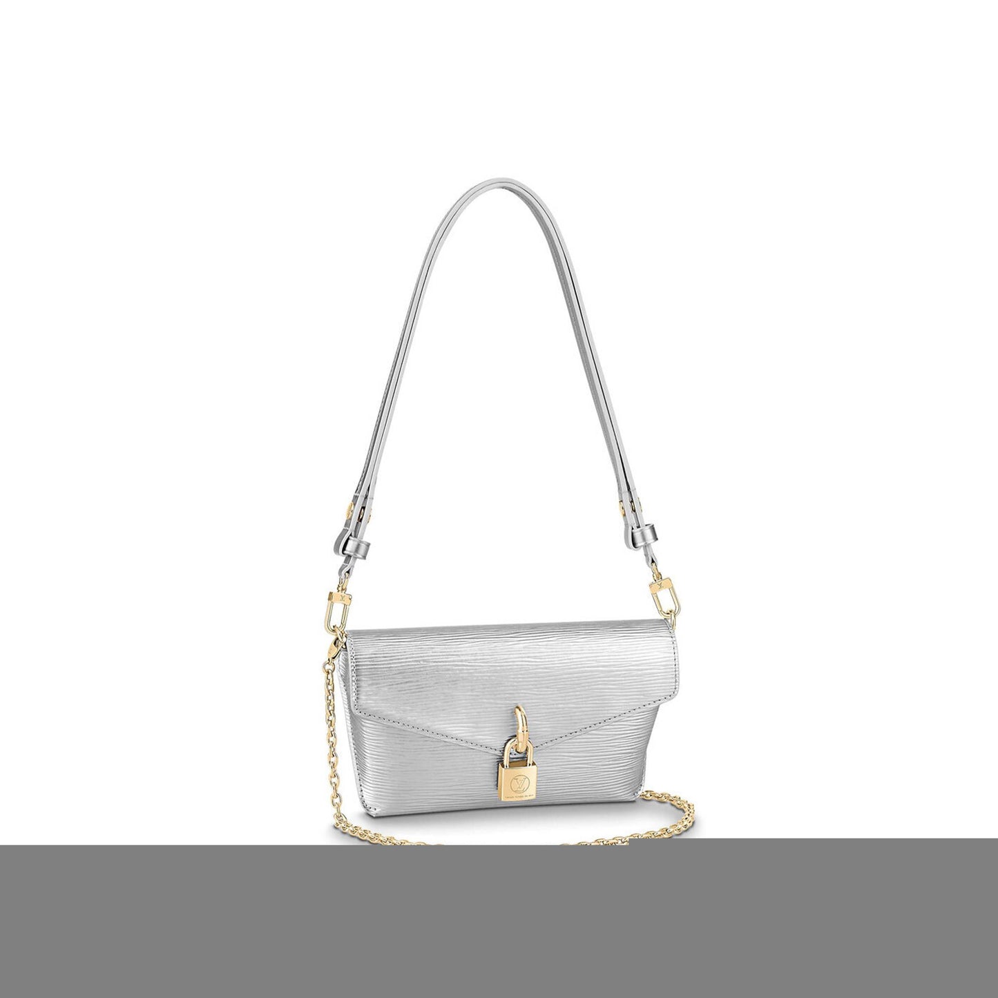 l**is V*t*n padlock on strap m80819 (19*11*3cm)