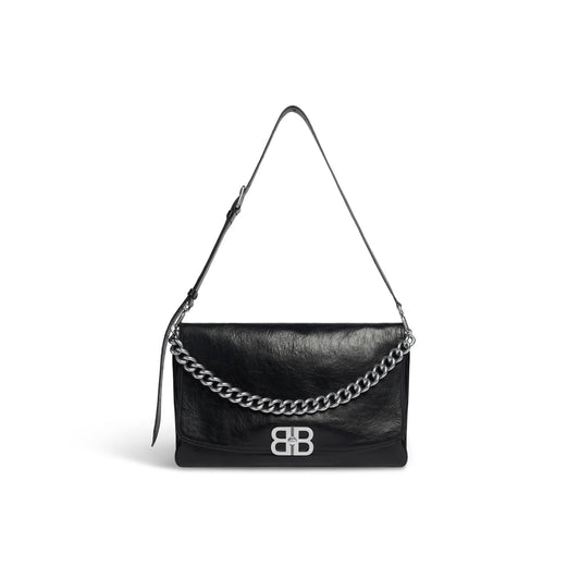 Ba*len*cia*ga bb soft large flap bag (36*23.8*3cm)