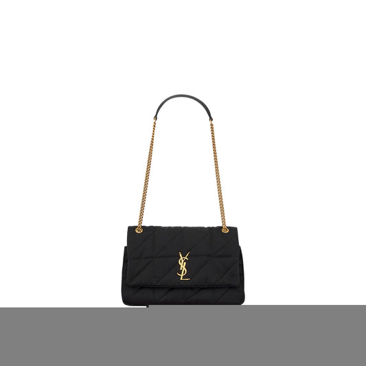 Y*L jamie medium chain bag in satin and leather 515821faauf1000 (25*15*7.5cm)