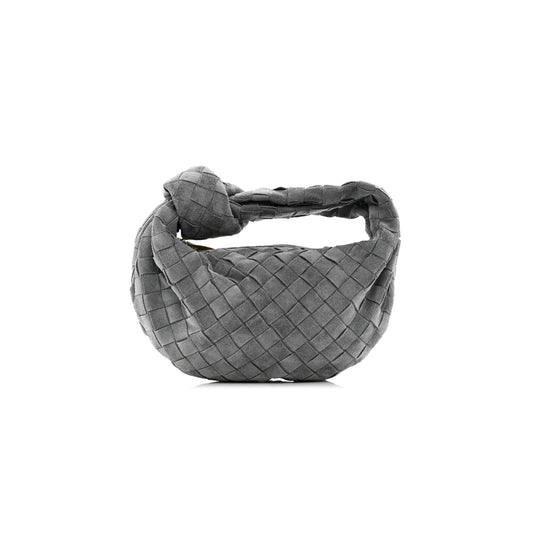 bo*te*ga Ve*ne*ta suede intrecciato mini jodie thunder (24*14*8cm)