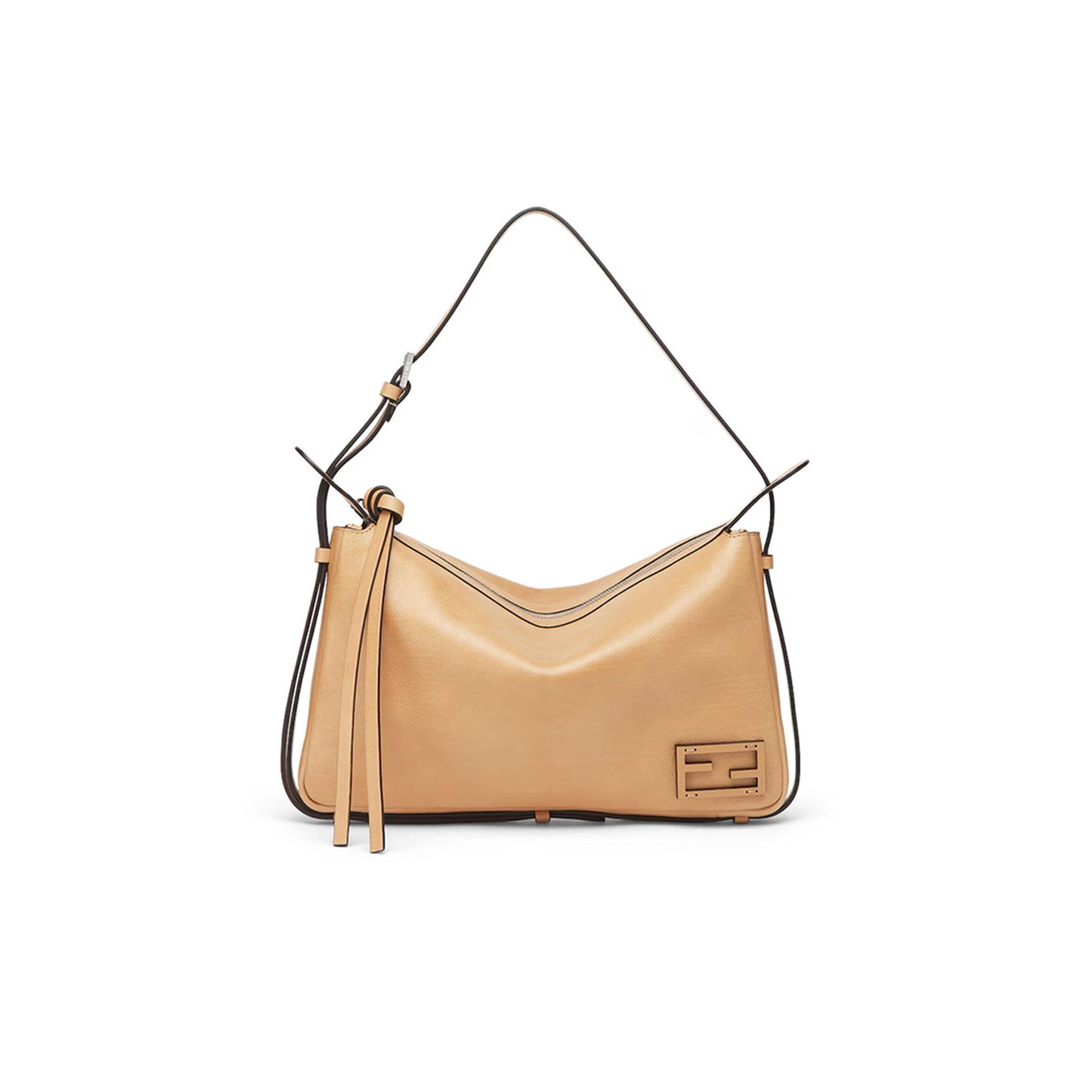 F**di simply F**di medium leather beige 8br829as7af1qd3 (33*20*5cm)